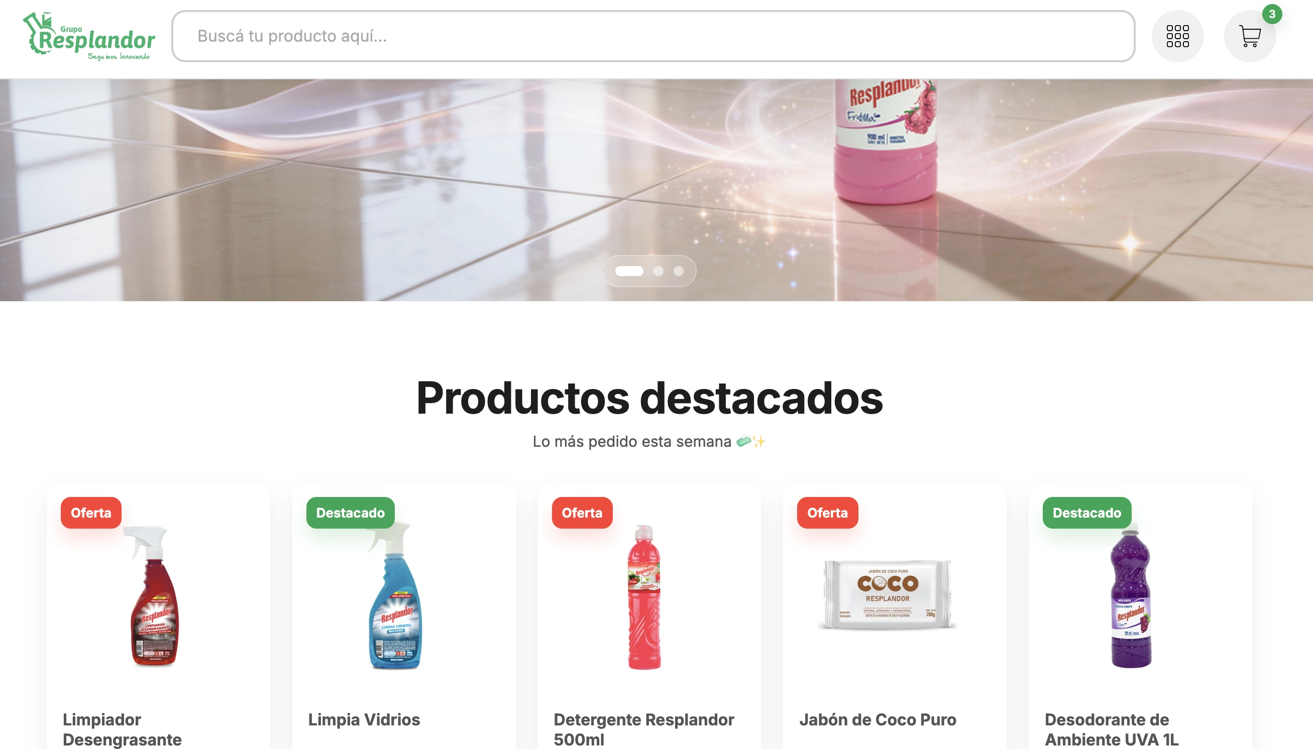 Resplandor E-Commerce Theme