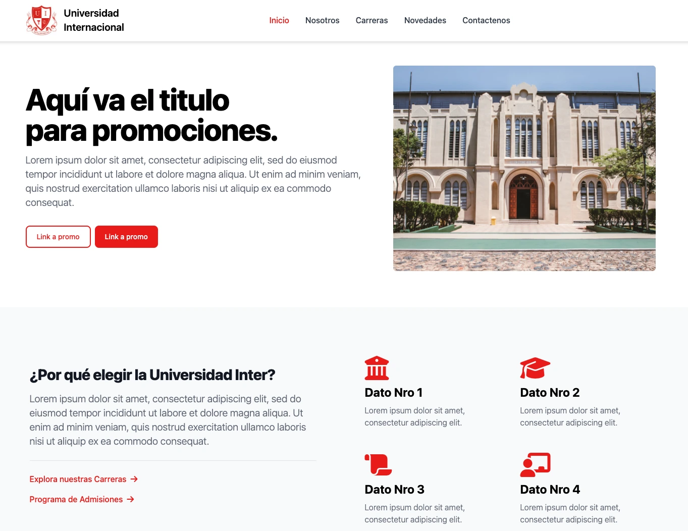 Universidad Internacional Theme