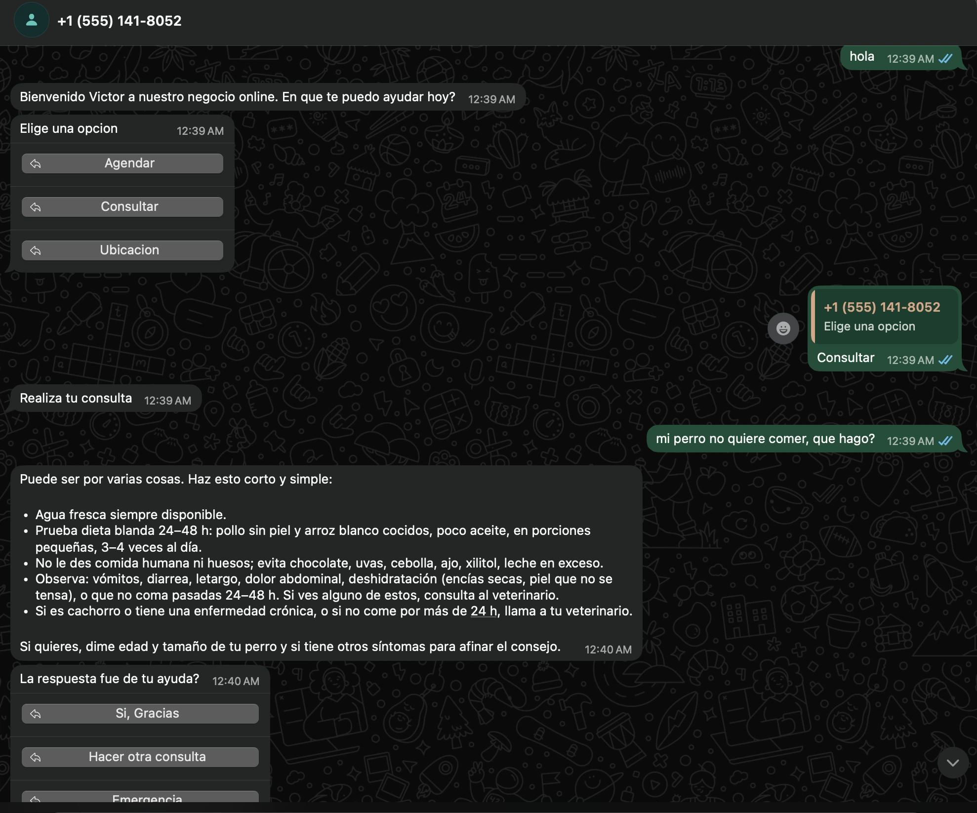 WhatsApp AI Chatbot with Google Sheets Integration